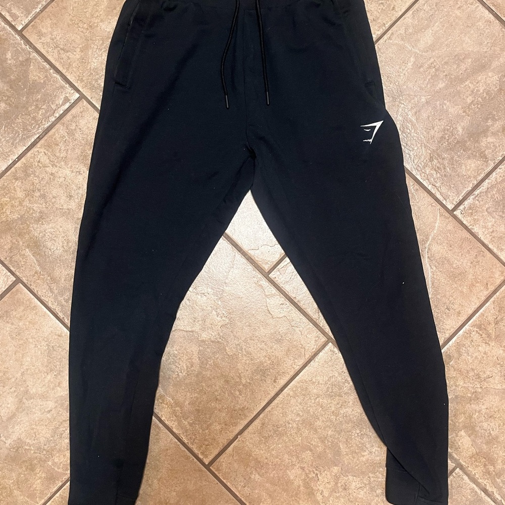 Gymshark Black Sweatpants Comfortable Joggers